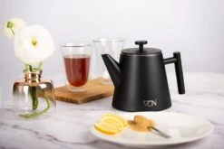 VDN RVS Theepot Dubbelwandig Met Filter - Zwarte Theekan 1 Liter - 902 -Woonkeuken Winkel 1200x800 202