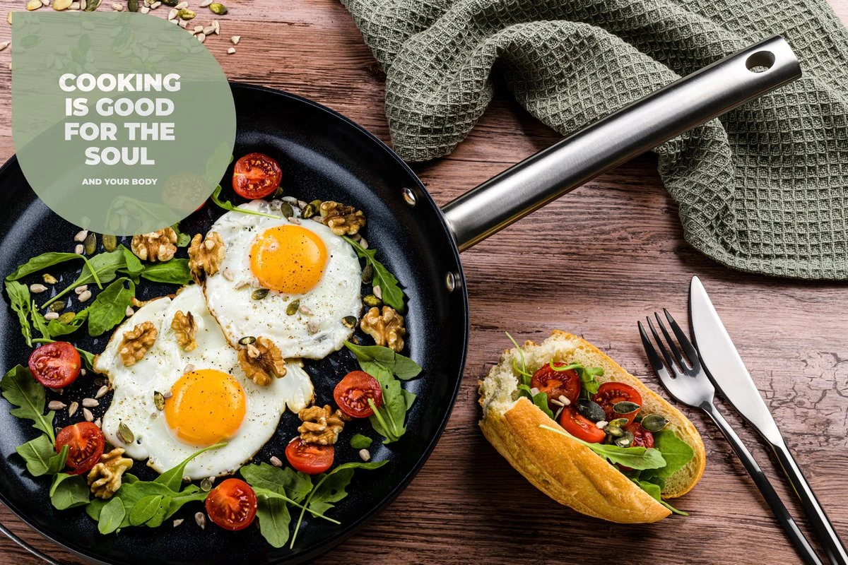 ISENVI Murray Keramische Koekenpan 24 CM - RVS Greep 5 ISENVI Murray Keramische Koekenpan 24 CM - RVS Greep - Afbeelding 3