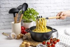 Smile 10-Delige Pannenset - Anti Aanbaklaag - Vaatwasser Bestendig - Zwart - MGK-17 -Woonkeuken Winkel 1200x800 72