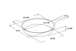 GreenPan Essentials Pannenkoekenpan 24cm - Zwart - Inductie - PFAS-vrij 16 GreenPan Essentials Pannenkoekenpan 24cm - Zwart - Inductie - PFAS-vrij -Woonkeuken Winkel 1200x800 94