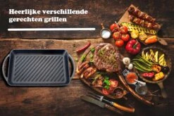 Kicinn Grillplaat - Gietijzer - Geëmailleerd - Incl. Accessoires - Ø 33 X 21.8 Cm (LxB) -Woonkeuken Winkel 1200x801 11