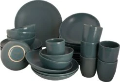 Mammoet Serviesset Spirit Stoneware 6-persoons 30-delig Groen -Woonkeuken Winkel 1200x826 1