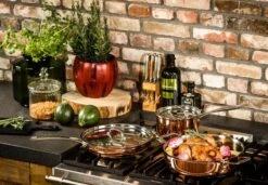 Koekenpan Ø26cm Met Deksel - Inductie - Koper - DUCQ 16 Koekenpan Ø26cm Met Deksel - Inductie - Koper - DUCQ -Woonkeuken Winkel 1200x832 2