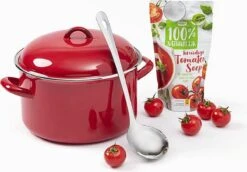 Stamppot / Soeppan, ø24cm, Rood Emaille, Voccelli 7 Stamppot / Soeppan, ø24cm, Rood Emaille, Voccelli -Woonkeuken Winkel 1200x836 2