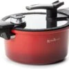 Rosmarino - Snelkookpan Met Glazen Deksel - Zwart - Ø24cm - 5 Liter - 100% PFAS & PFOA Vrij - Aluminium - Pressure Cooker - Non-stick Minerale Coating - Ergonomische Handgrepen - Geschikt Voor Alle Warmtebronnen -Woonkeuken Winkel 1200x840