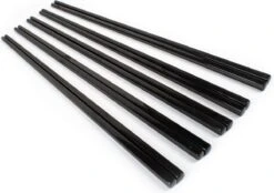 Dymund® Chopsticks - 5 Persoons Eetstokjes Set - Herbruikbaar - RVS - Zwart -Woonkeuken Winkel 1200x843
