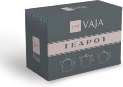Vaja® Theepot Juliette Met Filter - Dubbelwandig -Theekan 1.0L - Glimmend Zwart -Woonkeuken Winkel 1200x850 3