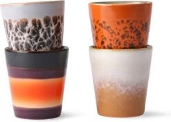 HKliving Ristretto 70`s Style Ceramic - Set Van 4 -Woonkeuken Winkel 1200x857 1