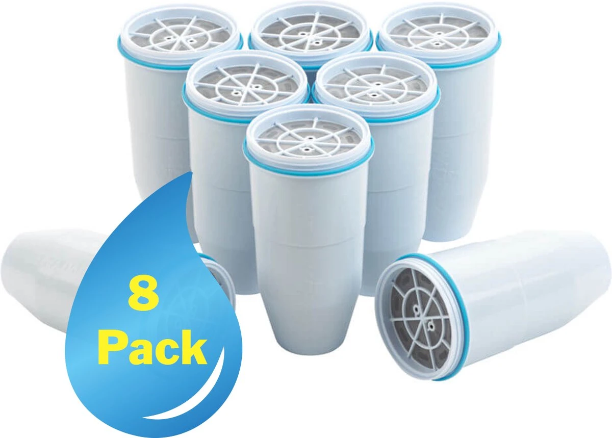 ZeroWater Waterfilter - 8-Pack - Waterkan Vervangingsfilters 3 ZeroWater Waterfilter - 8-Pack - Waterkan Vervangingsfilters