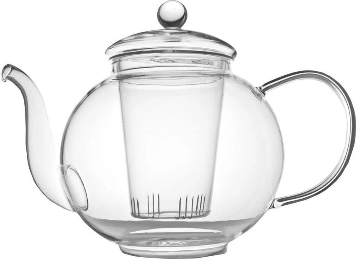 Bredemeijer - Theepot Verona 1,5L Enkelwandig Glas 4 Bredemeijer - Theepot Verona 1,5L Enkelwandig Glas - Afbeelding 2