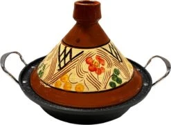 Tajine Aardewerk En Gegoten Aluminium Inductie| Handvaten| Geschikt Voor 4-8 Personen - Alle Warmtebronnen| Ø 30cm -Woonkeuken Winkel 1200x879 2