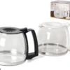 Merkloos Koffiepot Met Zwarte Deksel En Handvat 1,5 Liter - Glazen Universele Koffie/koffie Potten - 1500 Ml Reserve Koffiepotten -Woonkeuken Winkel 1200x891 1
