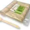 Pomebio Houten Wegwerp Bestek - Lepel - Gewaxt Hout - 100 Stuks - 160mm - Wegwerp Lepel - Houten Lepel - FSC-Gecertificeerde Gewaxte Houten Lepel - Duurzaam Lepel - Wegwerp Bestek -Woonkeuken Winkel 1200x893