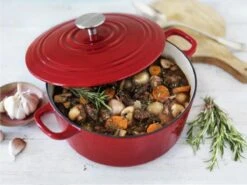 BK Bourgogne Braadpan Ø 24 Cm - Rood - Gietijzer - Inductie -Woonkeuken Winkel 1200x900 25