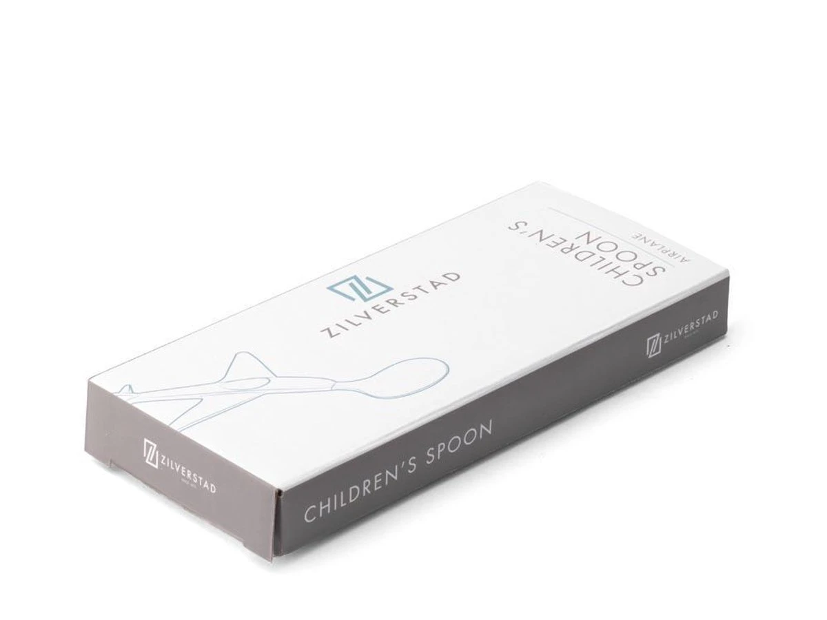 Zilverstad - Kinderlepel Vliegtuig Verzilverd 4 Zilverstad - Kinderlepel Vliegtuig Verzilverd - Afbeelding 2