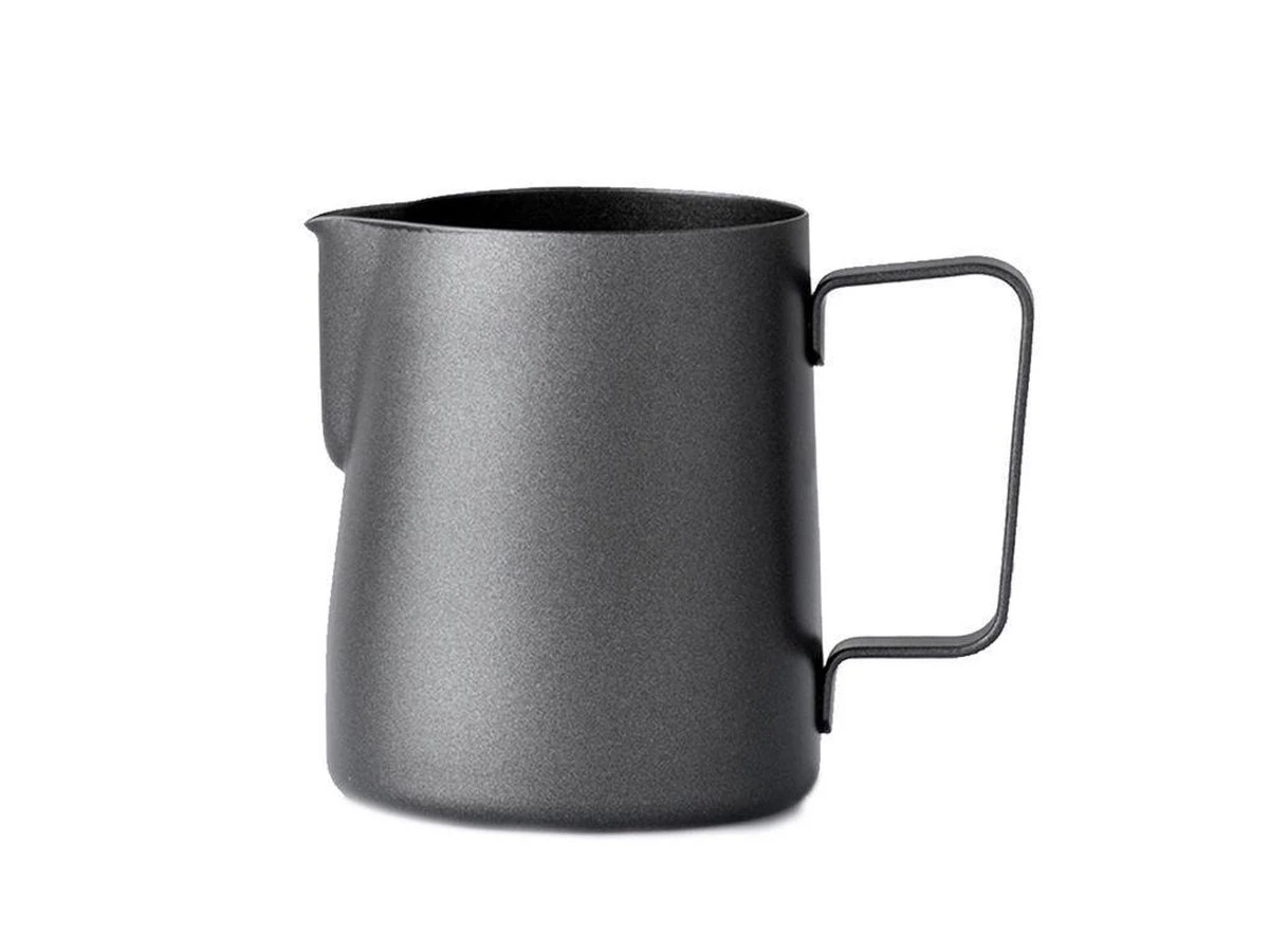 Krumble Melkkannetje 300ml / RVS Melkopschuimkan / Melkkan / Antraciet - Zwart 4 Krumble Melkkannetje 300ml / RVS Melkopschuimkan / Melkkan / Antraciet - Zwart - Afbeelding 2