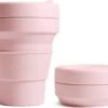 STOJO - Opvouwbare Beker - To Go - Roze - 237ml (8oz) - Herbruikbaar -Woonkeuken Winkel 1200x923 2