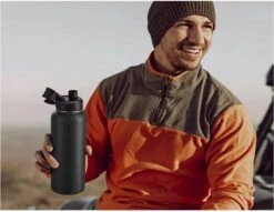 Thermosfles - Onyx Black - 1 Liter - Extra Dop Met Rietje & Drinktuit - Thermosflessen - Isoleerfles - BPA Vrij - Lekvrij - Thermoskan - Isoleerbeker - Thermosbeker 14 Thermosfles - Onyx Black - 1 Liter - Extra Dop Met Rietje & Drinktuit - Thermosflessen - Isoleerfles - BPA Vrij - Lekvrij - Thermoskan - Isoleerbeker - Thermosbeker -Woonkeuken Winkel 1200x926 4