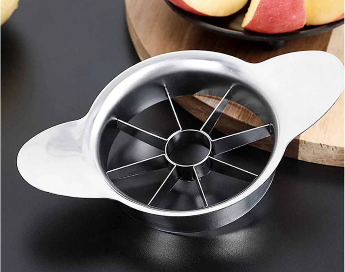 Stevige Appelsnijder - Appelboor - RVS - Zilverkleurig - Appel Snijder - Ixen 3 Stevige Appelsnijder - Appelboor - RVS - Zilverkleurig - Appel Snijder - Ixen