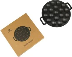 Poffertjespan - Gietijzer - Ø 24 Cm - Poffertjesmaker - 19 Poffertjes - Poffertjespan Inductie 14 Poffertjespan - Gietijzer - Ø 24 Cm - Poffertjesmaker - 19 Poffertjes - Poffertjespan Inductie -Woonkeuken Winkel 1200x951