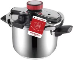 Royal Swiss Snelkookpan / Couscous Pan - 2 In 1 - 10 Liter - Ø 26 Cm - RVS - Inductie - Automatische Sluiting -Woonkeuken Winkel 1200x976 6