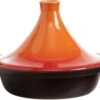 Cosy & Trendy Tajine Zwart / Oranje - Gietijzeren Schaal - Ø25cm - Geschikt Voor Inductie -Woonkeuken Winkel 1200x986 1