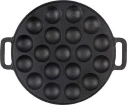 The Windmill Poffertjespan 30 Cm Gietijzer 2,3 Kg Zwart -Woonkeuken Winkel 1200x995