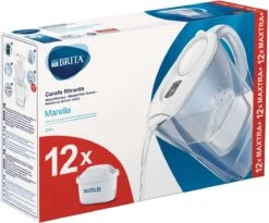 BRITA - Waterfilterkan Marella Cool - Wit - 2,4L + 12 MAXTRA+ Waterfilterpatronen 36 BRITA - Waterfilterkan Marella Cool - Wit - 2,4L + 12 MAXTRA+ Waterfilterpatronen -Woonkeuken Winkel 1200x996 2