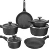 Merkloos Luxe 10 Delige Pannenset - Voor Alle Warmtebronnen - Inductie -Glazen Deksel 2 Merkloos Luxe 10 Delige Pannenset - Voor Alle Warmtebronnen - Inductie -Glazen Deksel -Woonkeuken Winkel 1200x999