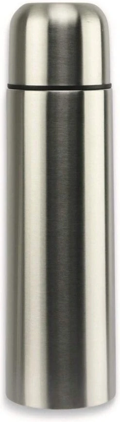 Excellent Basis Thermoskan | Isolatiekan Bullet 0.75 Ltr | Roestvrijstale Drinkbeker | Zilver -Woonkeuken Winkel 341x1200