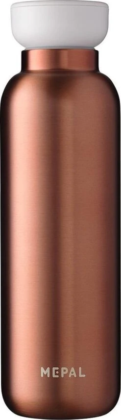 Mepal – Isoleerfles Ellipse 500 Ml – Houdt Je Drankje 12 Uur Warm En 24 Uur Koud – Rose Gold – Geschikt Voor Bruiswater – Thermosfles – Lekdicht