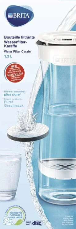BRITA - Fill&Serve Waterfilterkaraf - 1,3L - Wit Grafiet - Inclusief 1 MicroDisc Waterfilter 25 BRITA - Fill&Serve Waterfilterkaraf - 1,3L - Wit Grafiet - Inclusief 1 MicroDisc Waterfilter -Woonkeuken Winkel 400x1200