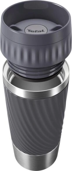 Tefal Travel Mug Easy Twist Thermobeker - Antraciet - 0,36 Liter -Woonkeuken Winkel 504x1200 1