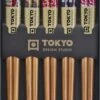 Tokyo Design Studio – Chopstick Set – Eetstokjes - Gekleurd – 5 Paar -Woonkeuken Winkel 504x1200