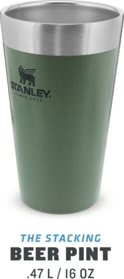 Stanley The Stacking Beer Pint 0,47l - Beker - Hammertone Green 28 Stanley The Stacking Beer Pint 0,47l - Beker - Hammertone Green -Woonkeuken Winkel 532x1200 1