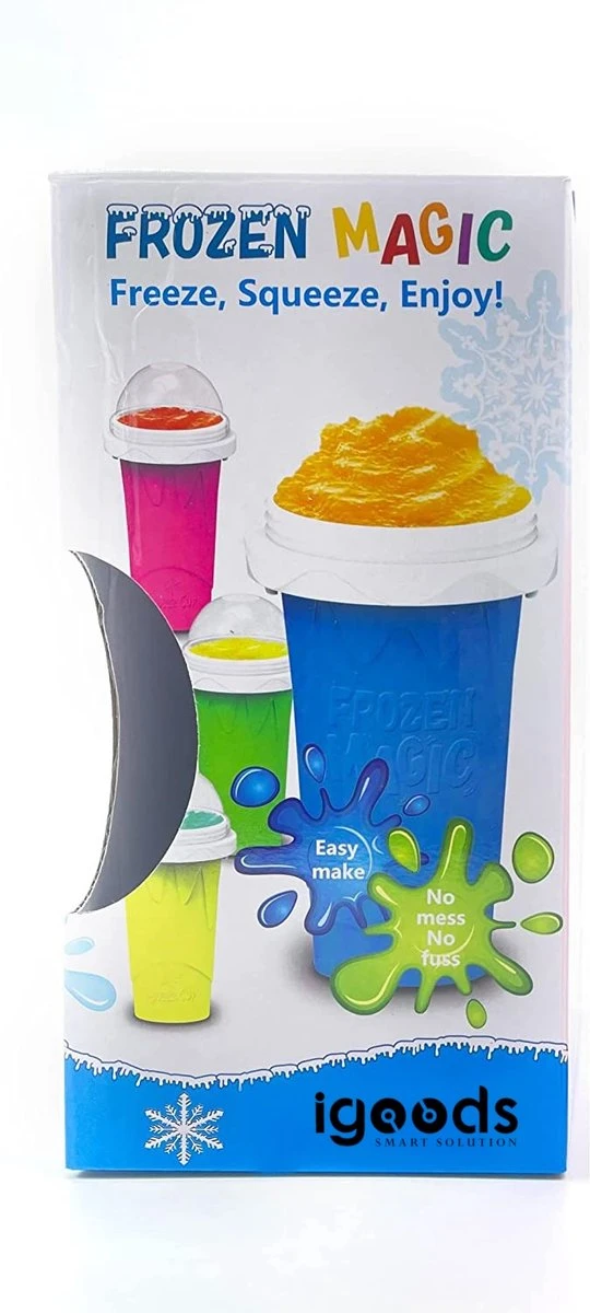 Igoods Slush Puppy Beker | Slush Maker | Slush Puppy | Slush Beker | Slush Puppy Maker - Blauw 7 Igoods Slush Puppy Beker | Slush Maker | Slush Puppy | Slush Beker | Slush Puppy Maker - Blauw - Afbeelding 5