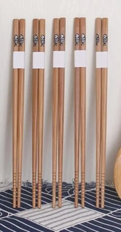 Chopsticks - Bamboe - 5 Paar - Sushi - Giftset -Woonkeuken Winkel 628x1200