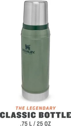 Stanley The Legendary Classic Bottle 0,75L - Thermosfles - Hammertone Green -Woonkeuken Winkel 677x1200