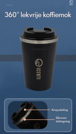 ICENTI - RVS Koffiebeker To Go - 380ml – Groen - Thermosbeker - Lekvrij - Dubbelwandig - Koffie Beker - Theebeker – Coffeemugg - Theemugg -Woonkeuken Winkel 685x1200 5