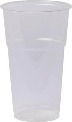 Use.green Bioplastic Beker, Transparant 250 Ml, Disposable, Wegwerp Artikel, Eenmalig Gebruik, - 50 Stuks