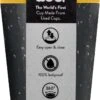 Circular&Co. Herbruikbare To Go Koffiebeker (rCUP) Zwart/geel 8oz/227ml -Woonkeuken Winkel 718x1200