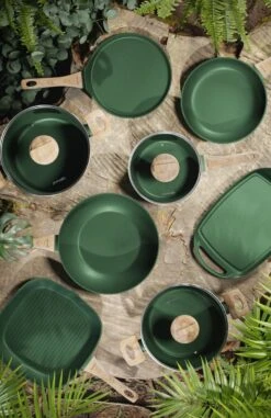 Forest, Braadpan Met Deksel – Ø 16 Cm – 100% Gerecycled Aluminium – Geschikt Voor Alle Warmtebronnen - Duurzame Pan – PFOA Vrij – Sudderpan – Stoofpan – 2.5 L -Woonkeuken Winkel 777x1200