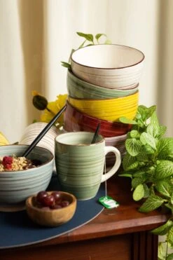 Merkloos Koffiemokken (6 Stuks) - Kleurrijk - Koffiekopjes -Woonkeuken Winkel 799x1200 19