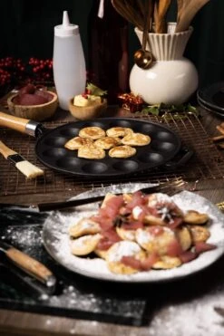 Blackwell Poffertjespan - Met Houten Steel - Gietijzer - ø 24 Cm -Woonkeuken Winkel 799x1200 7