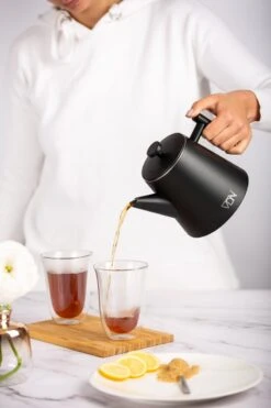 VDN RVS Theepot Dubbelwandig Met Filter - Zwarte Theekan 1 Liter - 902 -Woonkeuken Winkel 800x1200 52