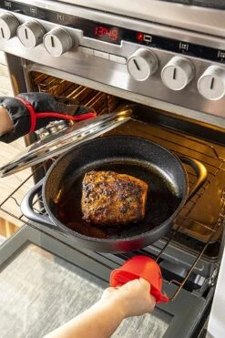 Smile 10-Delige Pannenset - Anti Aanbaklaag - Vaatwasser Bestendig - Zwart - MGK-17 -Woonkeuken Winkel 800x1200 8