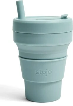 Stojo - Biggie Cup - 470 Ml - Herbruikbaar - Opvouwbaar - Groen -Woonkeuken Winkel 827x1200 3