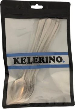 Latte Machiato Lepels – RVS Lange Yoghurt, Dessert Of Koffie Lepeltjes – KELERINO. - Set Van 12 Stuks -Woonkeuken Winkel 829x1200