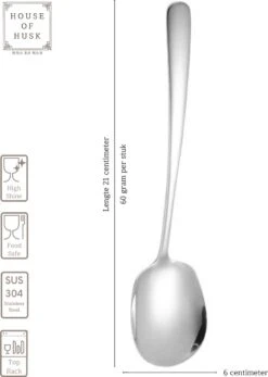 House Of Husk® Opscheplepel Set - Zilver - Serveerlepel - Groetelepel - Aardappellepel - 21cm - RVS - 4 Stuks 7 House Of Husk® Opscheplepel Set - Zilver - Serveerlepel - Groetelepel - Aardappellepel - 21cm - RVS - 4 Stuks -Woonkeuken Winkel 853x1200