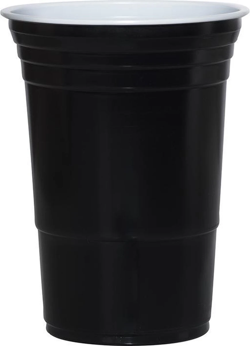 Merkloos Black Cups - 50stuk(s) - 475ml - Party Cups - Beerpong - Drankspel - Beerpong Bekers - Plastic Bekers 5 Merkloos Black Cups - 50stuk(s) - 475ml - Party Cups - Beerpong - Drankspel - Beerpong Bekers - Plastic Bekers - Afbeelding 3